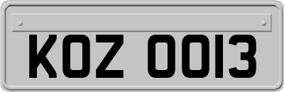 KOZ0013