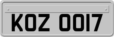 KOZ0017