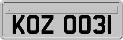 KOZ0031
