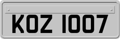 KOZ1007