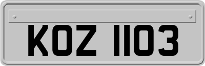 KOZ1103
