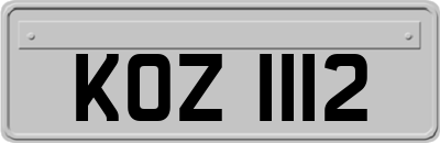 KOZ1112