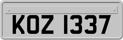 KOZ1337