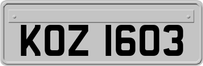 KOZ1603