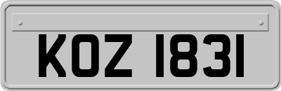 KOZ1831