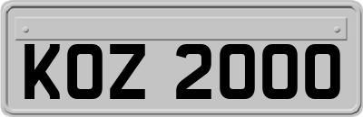 KOZ2000
