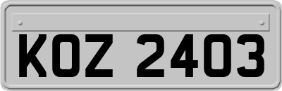 KOZ2403