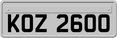 KOZ2600