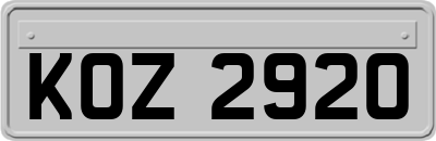 KOZ2920