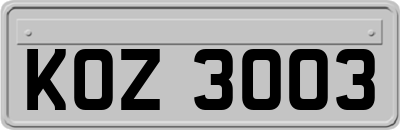 KOZ3003