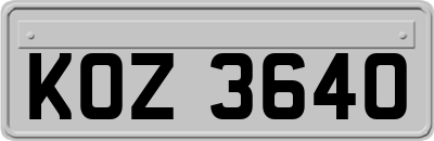 KOZ3640