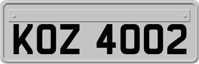KOZ4002