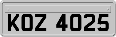 KOZ4025