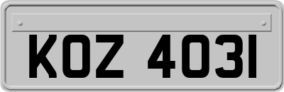 KOZ4031