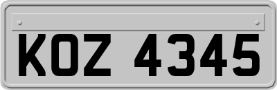 KOZ4345