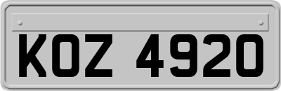 KOZ4920