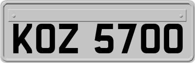 KOZ5700