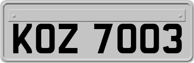 KOZ7003