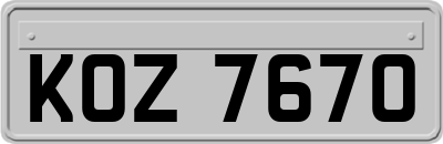 KOZ7670