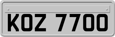 KOZ7700