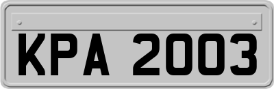 KPA2003