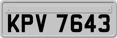 KPV7643