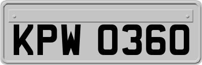 KPW0360