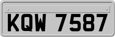 KQW7587