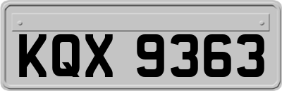 KQX9363