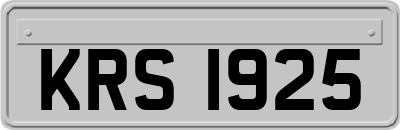 KRS1925