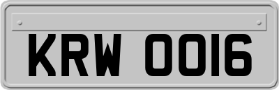 KRW0016