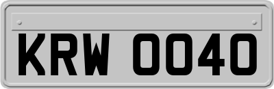 KRW0040