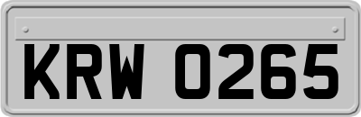 KRW0265