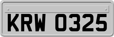 KRW0325