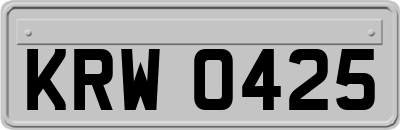 KRW0425