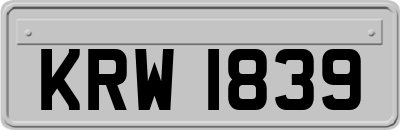 KRW1839