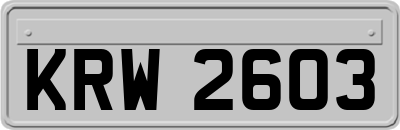 KRW2603