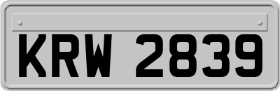 KRW2839
