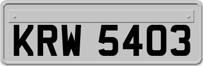 KRW5403