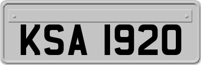 KSA1920