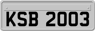 KSB2003