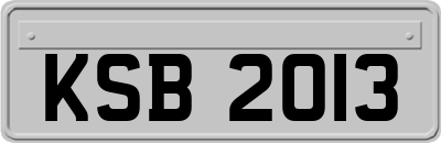 KSB2013