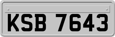 KSB7643
