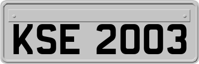 KSE2003