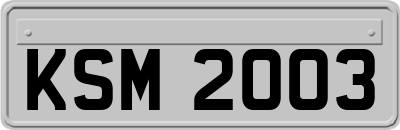 KSM2003