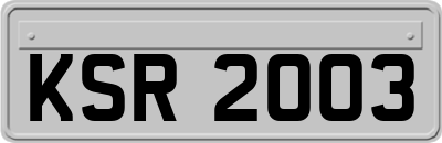 KSR2003