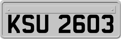 KSU2603