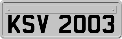 KSV2003