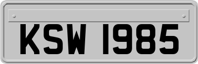 KSW1985