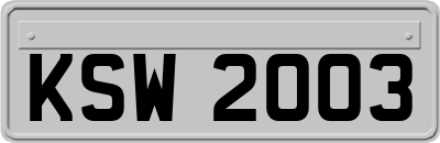 KSW2003